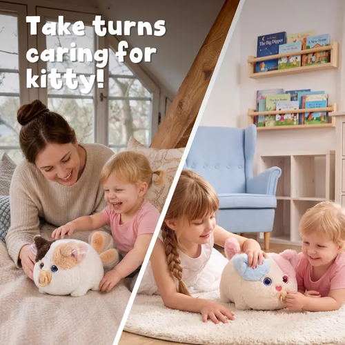 Kitow™- Interactive Fluffy Cat Companion